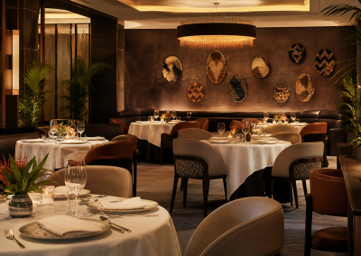 The Willis Hotel dining room