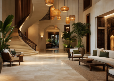 The Willis Hotel lobby